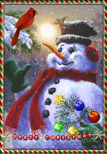 Merry Christmas открытка - с Рождеством Христовым, gif, открытки