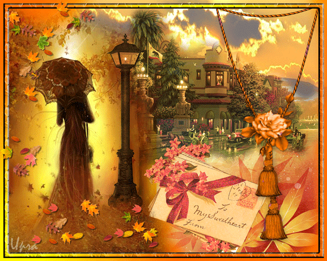 Красивая Осень - осень, gif, открытки