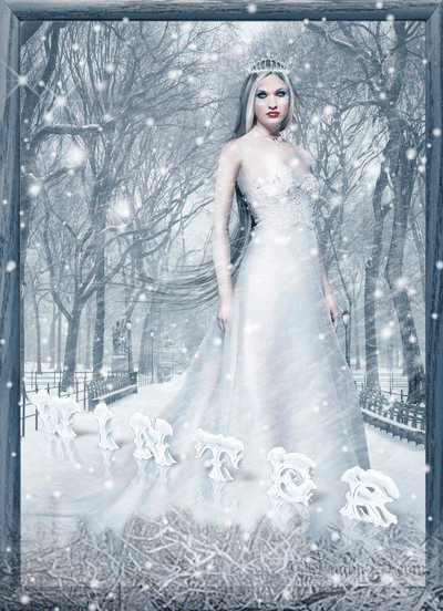 Зима девушка - зима, gif, открытки